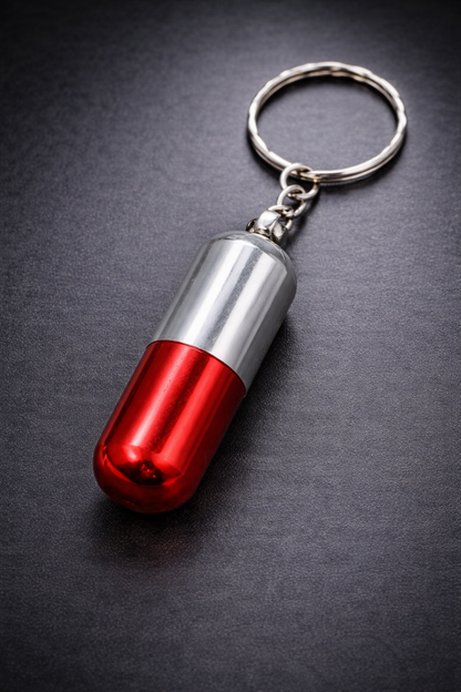 CapsuleFlame Keychain Pill