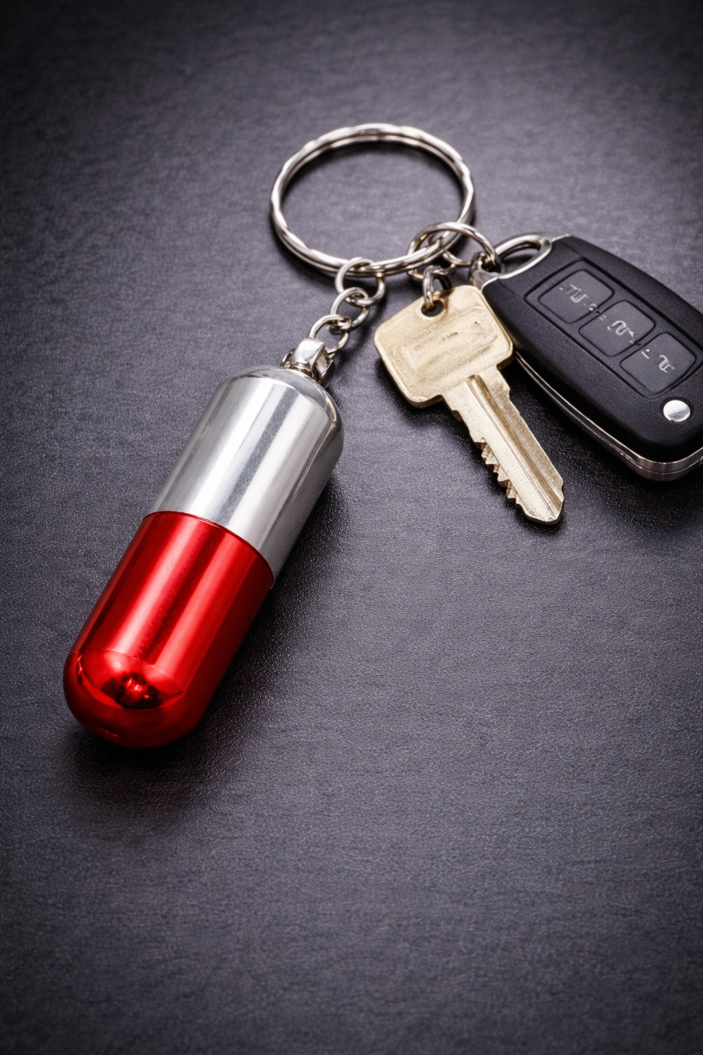 CapsuleFlame Keychain Pill