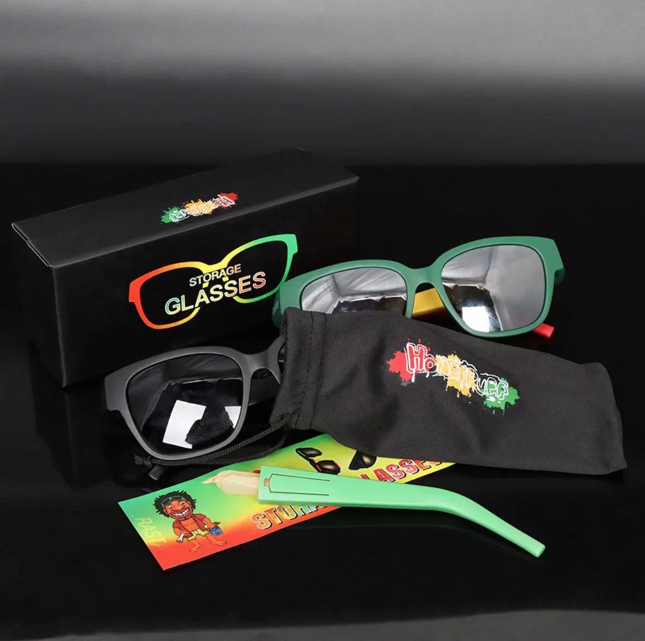 Hide and Puff Glasses